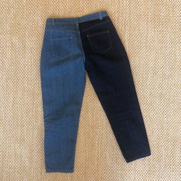 ASOS straight-leg two tone jeans - Picture 5 of 6